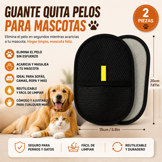 FurGlove Pro™ | Guante Quita Pelos para mascotas