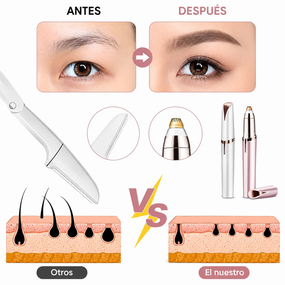 SilkTouch Pro™ | Depilador Facial Eléctrico de Precisión