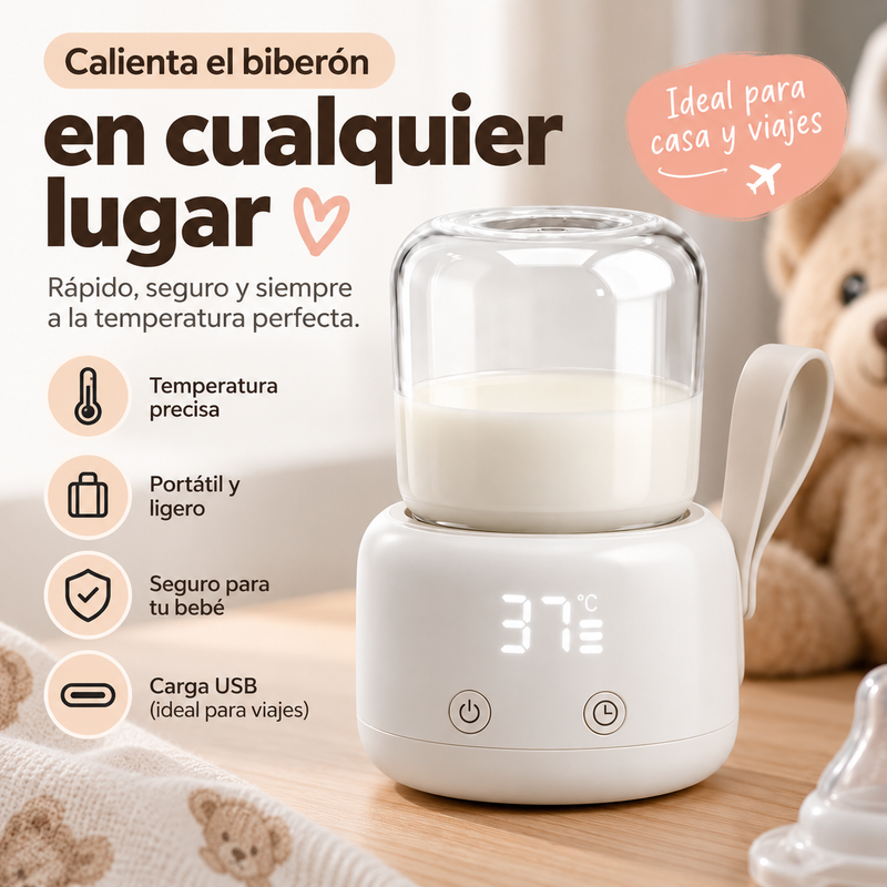 WarmBaby™ – Calentador de Biberones Portátil