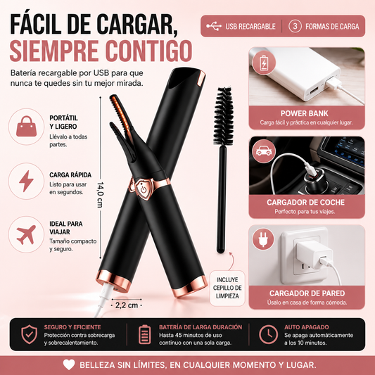 LashLift Pro™ | Rizador Térmico Inteligente de Pestañas