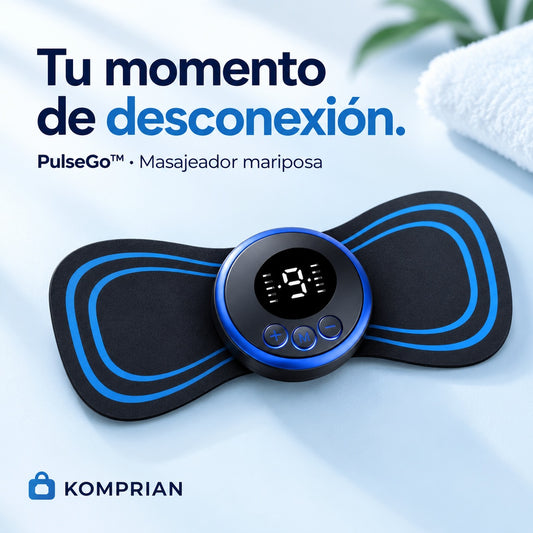 PulseGo™ | Masajeador cervical mariposa